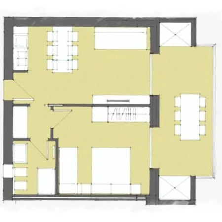 Flat For Five Guests In A Modern